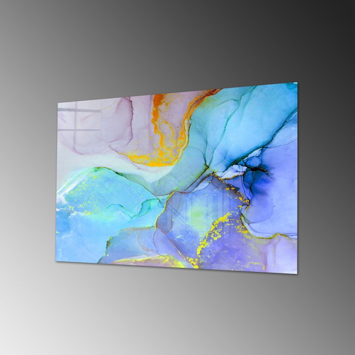 Wallity Cuadro Decorativo de Vidrio Templado Multicolor 70 x 100 cm